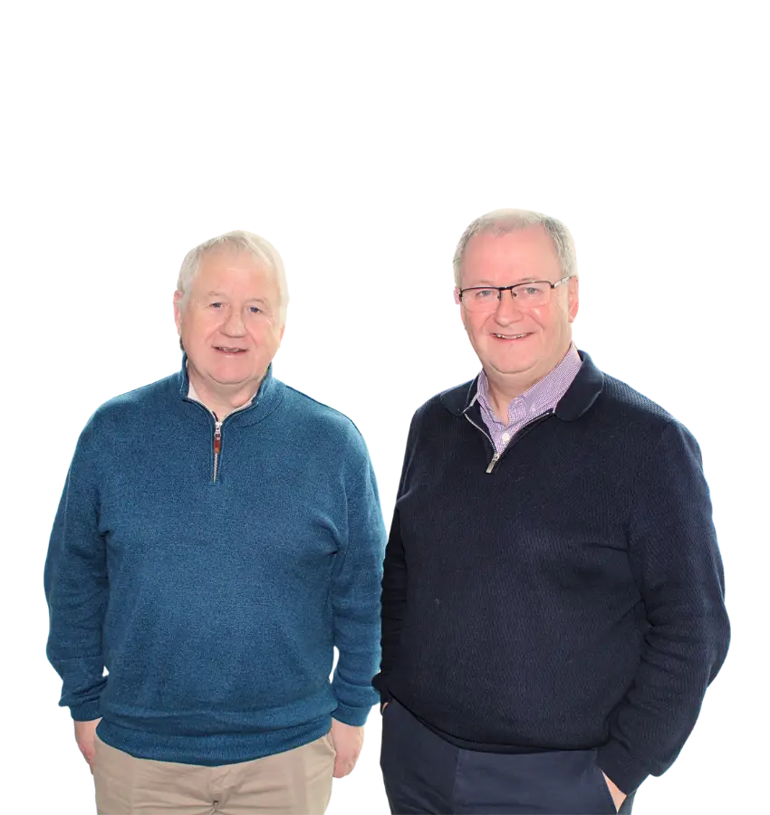 Jim and Alan Gibbon, the managing directors of Re-Mind @ Muirfield.